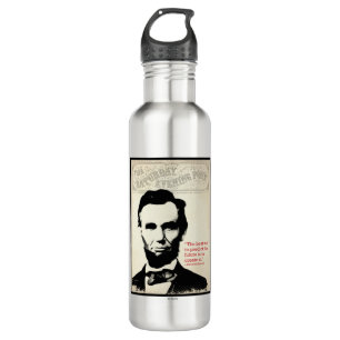 Abe Lincoln Zitat Edelstahlflasche
