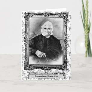 Abe Lincoln's Stepmuttertagskarte Karte