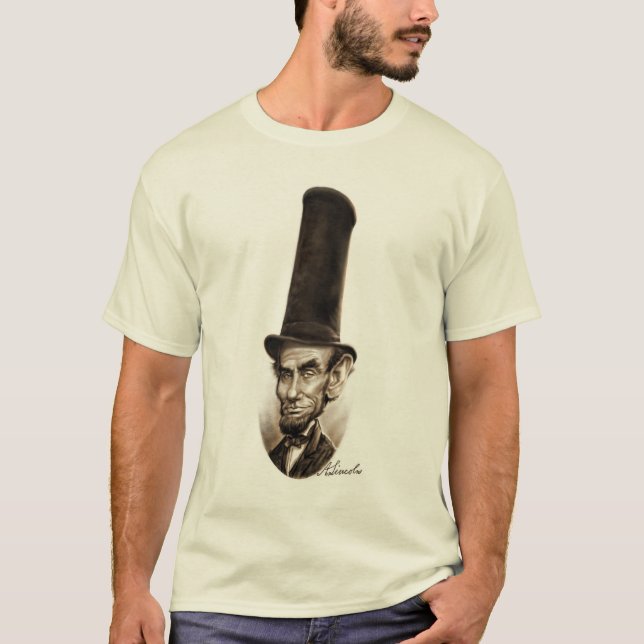 Abe Stovepipe-Hut T-Shirt (Vorderseite)