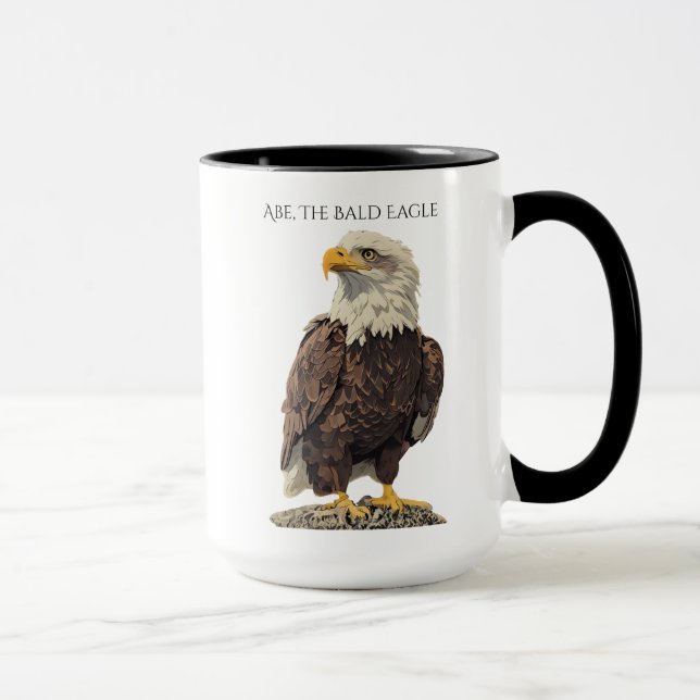 Abe the Bald Eagle Mug Tasse (Rechts)