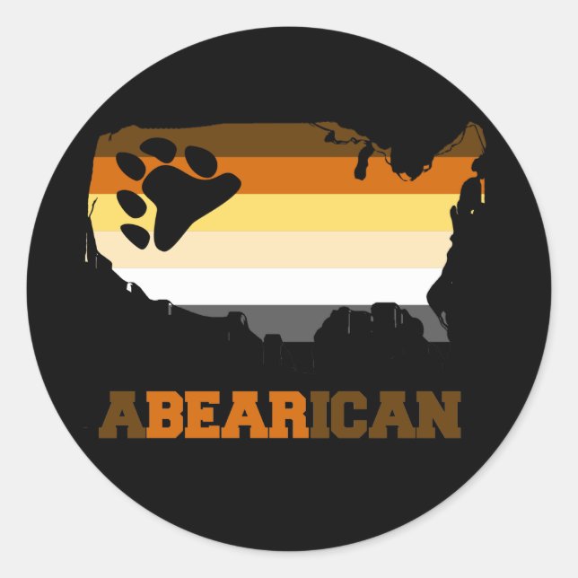 ABEARICAN — RUNDER AUFKLEBER (Vorderseite)