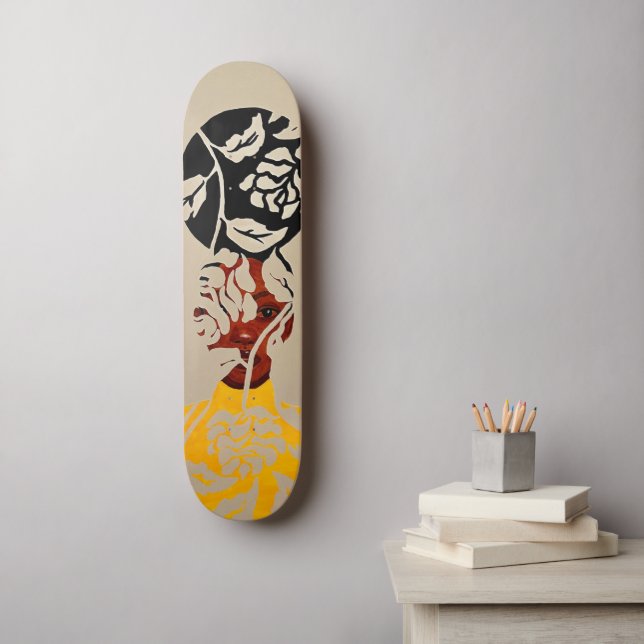 Abeba Skateboard (Wandkunst)