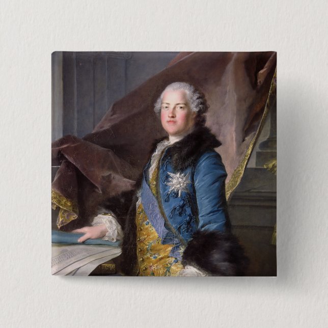 Abel Francois Poisson Marquis de Marigny, 1755 Button (Vorderseite)