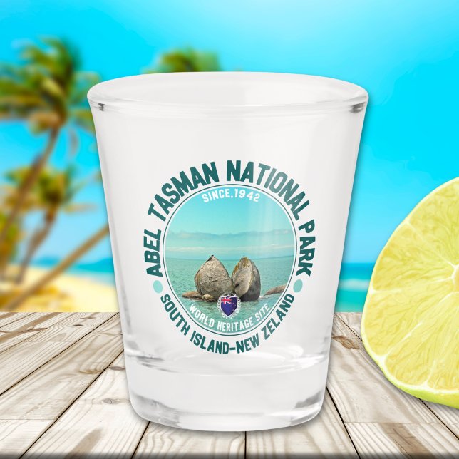 Abel Tasman Coastal Park New Zealand Schnapsglas (Von Creator hochgeladen)