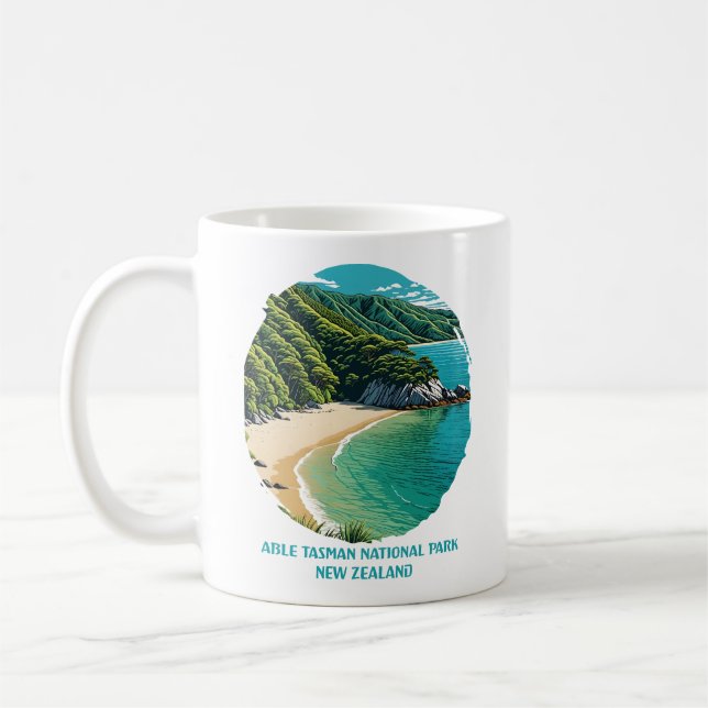 Abel Tasman Nationalpark Neuseeland Kaffeetasse (Links)