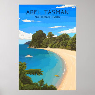 Abel-Tasman-Nationalpark Neuseeland Reise Poster