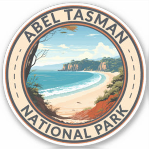 Abel Tasman Nationalpark Neuseeland Reiseroute Ret Aufkleber
