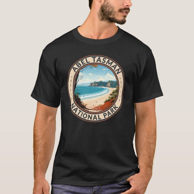 Abel Tasman Nationalpark Neuseeland Reiseroute Ret T-Shirt (Vorderseite)