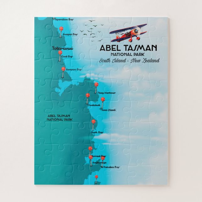 Abel Tasman Nationalpark Puzzle (Vertikal)