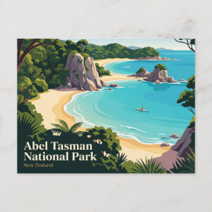 Abel-Tasman-Nationalpark, Südinsel, Neuseeland Postkarte