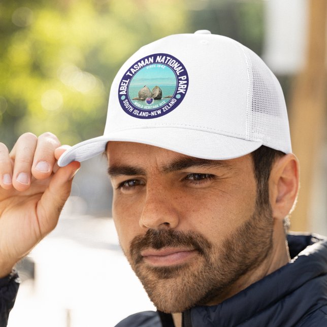 Abel Tasman Protected Park New Zealand Truckerkappe (Von Creator hochgeladen)