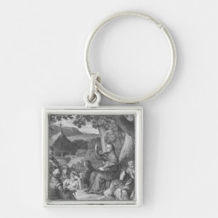 Abelard, das in der verlassenen Champagne Schlüsselanhänger