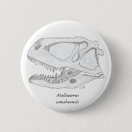 Abelisaurus comahuensis Schädelknopf Button