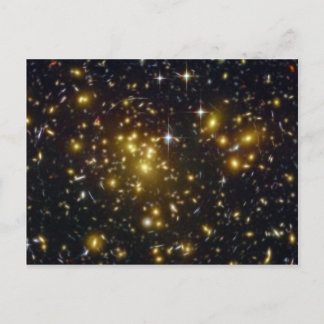 Abell 1689 Galaxie Goldstars NASA Postkarte