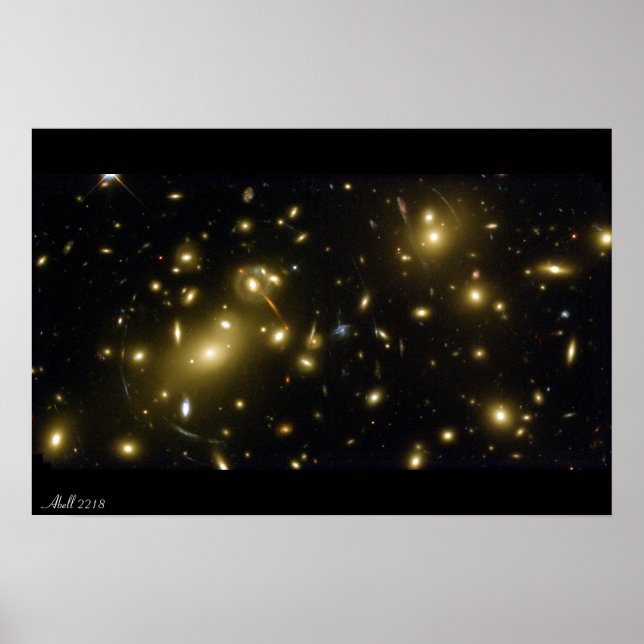 Abell 2218 poster (Vorne)