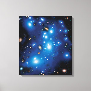 Abell 2744 Pandora Galaxienhaufen Weltraumfoto Leinwanddruck