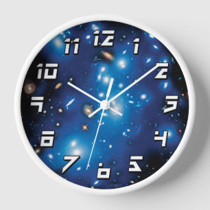 Abell 2744 Pandora Galaxienhaufen Weltraumfoto Uhr
