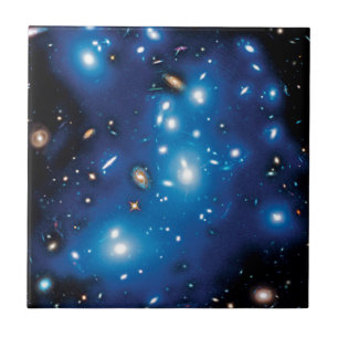 Abell 2744 Pandora Galaxy Cluster Space Foto Fliese