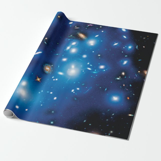 Abell 2744 Pandora Galaxy Cluster Space Foto Geschenkpapier (Ungerollt)