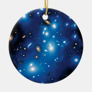 Abell 2744 Pandora Galaxy Cluster Space Foto Keramikornament