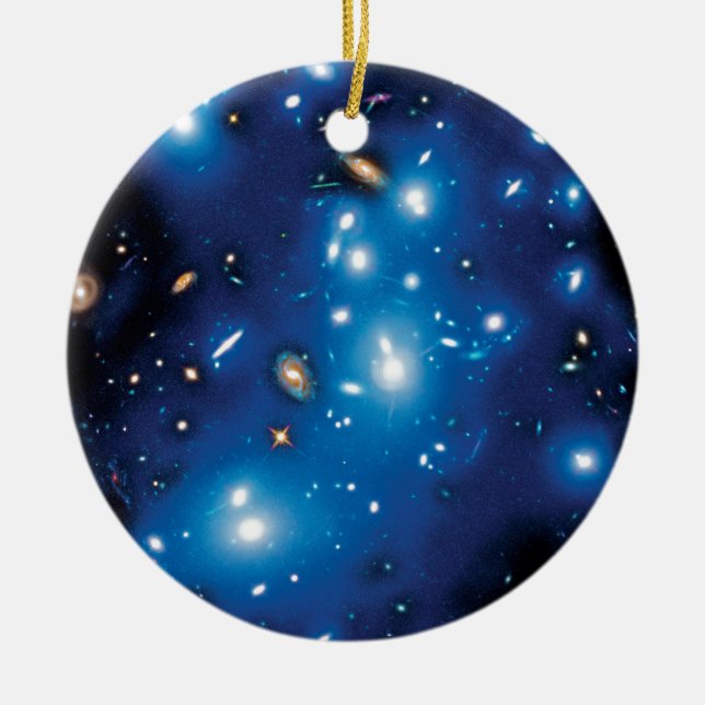 Abell 2744 Pandora Galaxy Cluster Space Foto Keramikornament (Vorne)