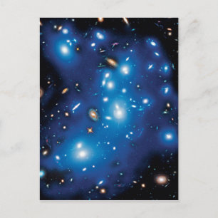 Abell 2744 Pandora Galaxy Cluster Space Foto Postkarte