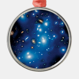 Abell 2744 Pandora Galaxy Cluster Space Foto Silbernes Ornament