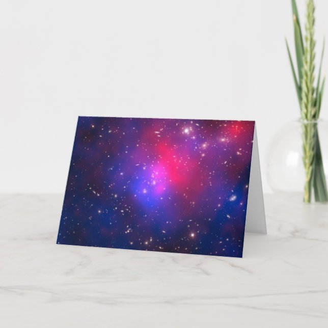 Abell 2744, Pandoras Cluster. Karte (Vorderseite)