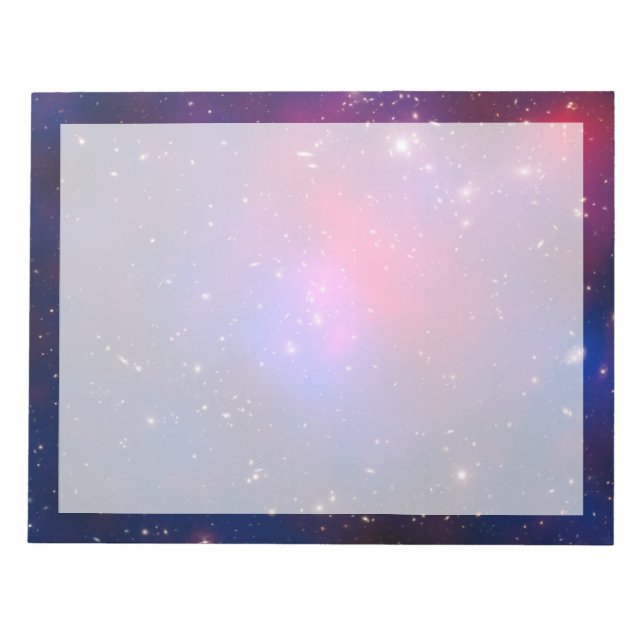 Abell 2744, Pandoras Cluster. Notizblock (Vorderseite)