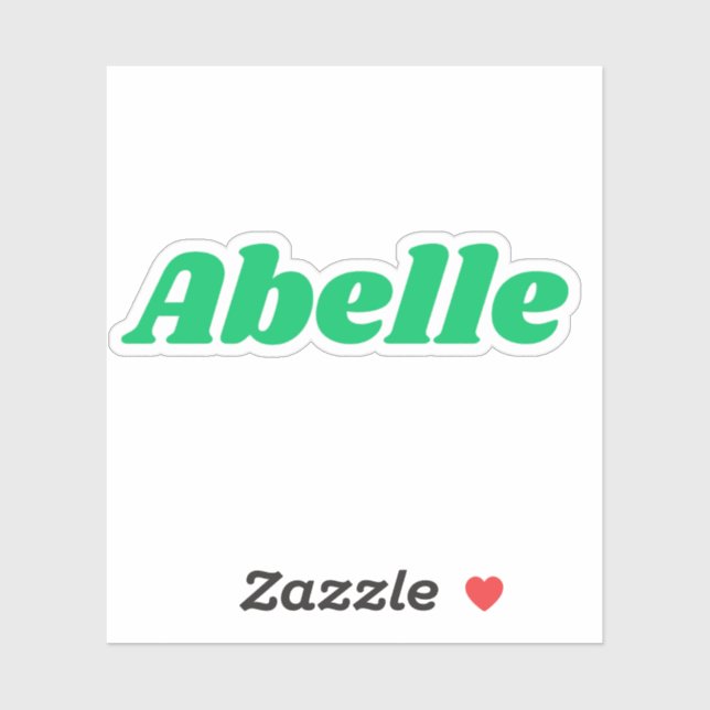 Abelle Aufkleber (Blatt)