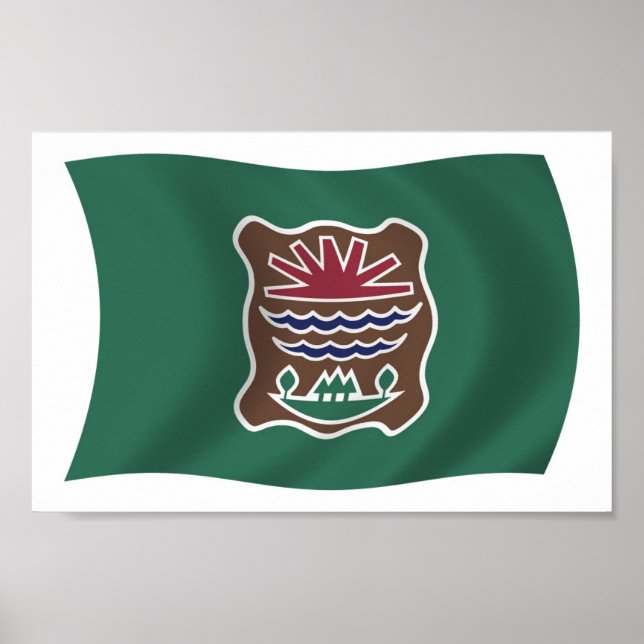 Abenaki Stamm Flag Poster Print (Vorne)