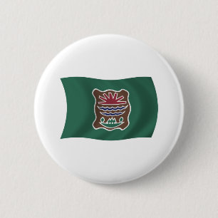 Abenaki-Stammesflagge Knopf Button