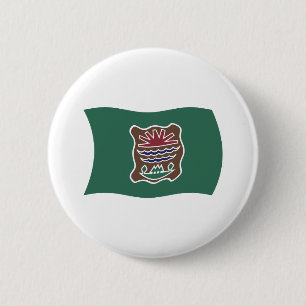 Abenaki-Stammesflagge Knopf Button