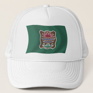 Abenaki-Stammesflaggenmütze Truckerkappe