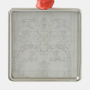 Abend, 1803 silbernes ornament