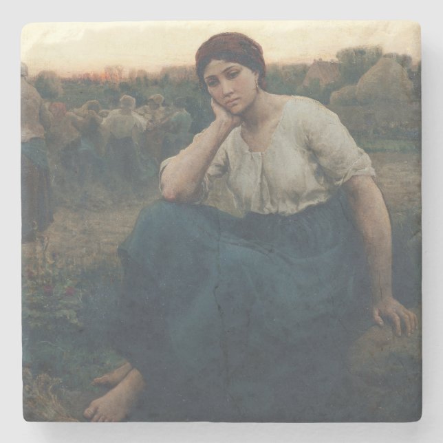 Abend, 1860 steinuntersetzer (Vorderseite)