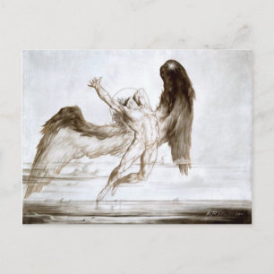 Abend alias The Fall of Day von William Rimmer Postkarte