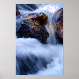 Abend am Fluss Poster