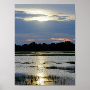 Abend am Folly River Poster