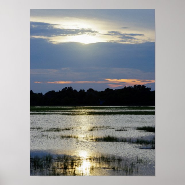 Abend am Folly River Poster (Vorne)