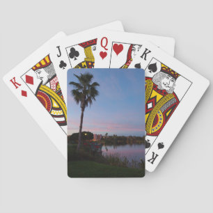 Abend am Palmenbaum Spielkarten