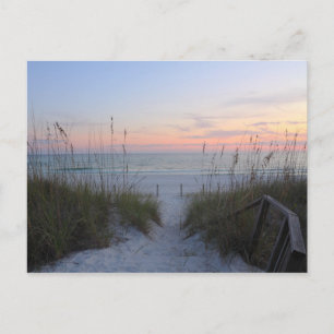 Abend am Panama City Beach, Florida Postkarte
