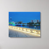 Abend am Riverwalk von Tampa