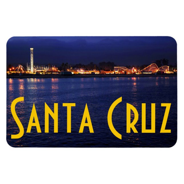 Abend am Santa Cruz Boardwalk Magnet (Horizontal)