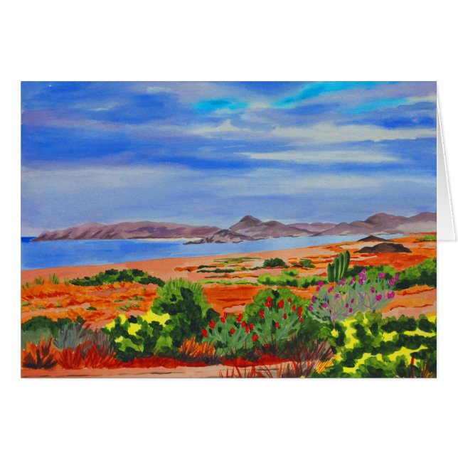 Abend am Strand (Vorderseite (Horizontal))