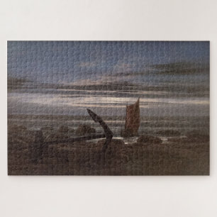 Abend an der Ostsee - Caspar David Friedrich Puzzle