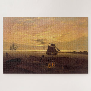 Abend an der Ostsee: Ein Meisterwerk der Friedrich Puzzle