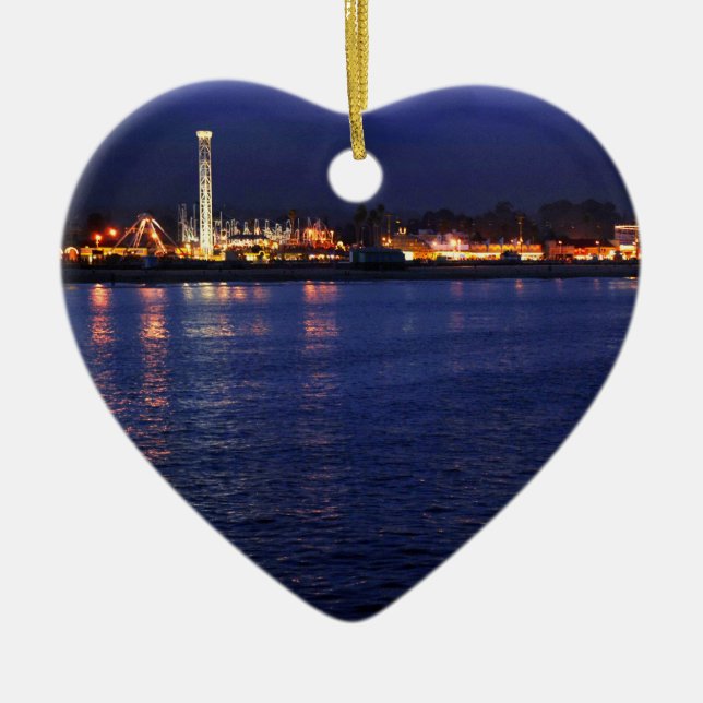 Abend an der Santa- Cruzpromenade Keramikornament (Vorne)