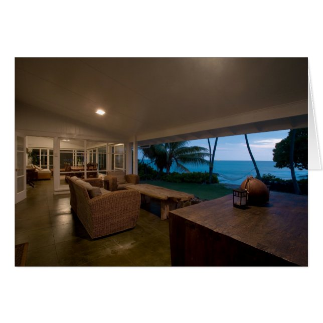 Abend auf der Lanai (Vorderseite (Horizontal))