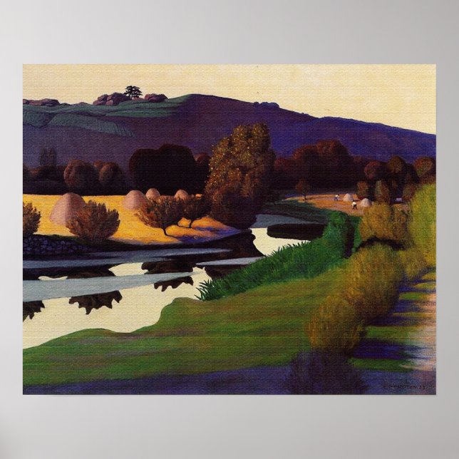 Abend auf der Loire - Felix Vallotton Poster (Vorne)